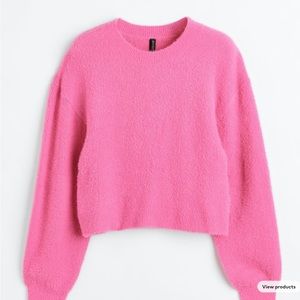 H&M Plush Pink Sweater